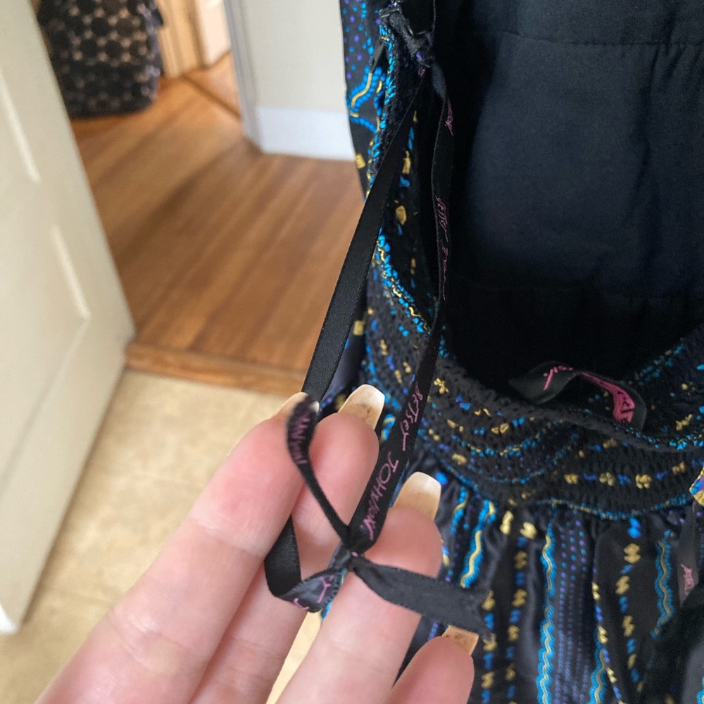 Vintage Silk Betsey Johnson Dress Rare Halter Size 8 - Picture 9 of 9